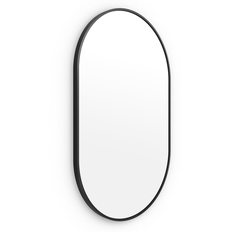 Origins Living Docklands Capsule Mirror 50x80cm - Matt Black