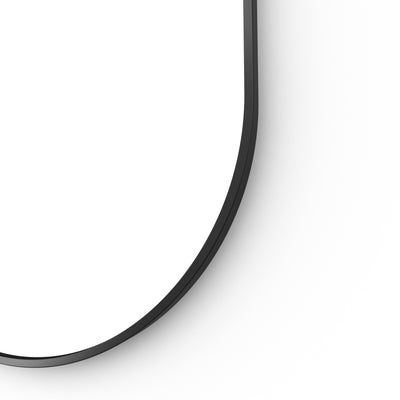 Origins Living Docklands Capsule Mirror 50x80cm - Matt Black