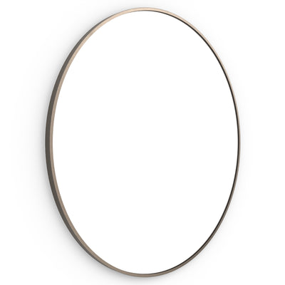 Origins Living Docklands Round Mirror 80cm - Brushed Bronze
