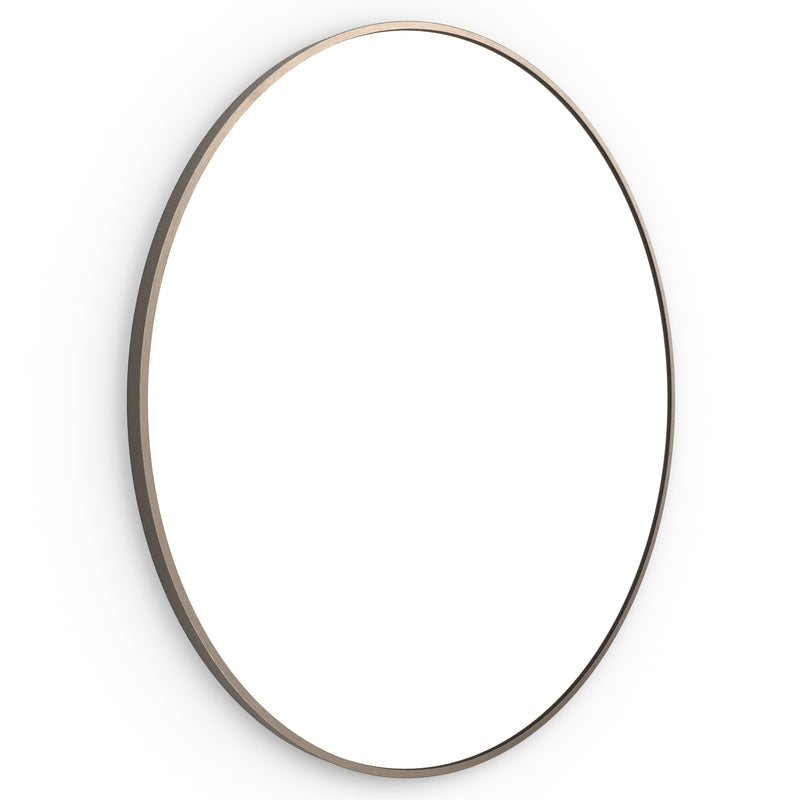 Origins Living Docklands Round Mirror 80cm - Brushed Bronze