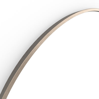 Origins Living Docklands Round Mirror 80cm - Brushed Bronze