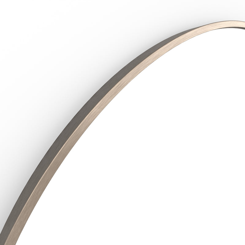 Origins Living Docklands Round Mirror 80cm - Brushed Bronze