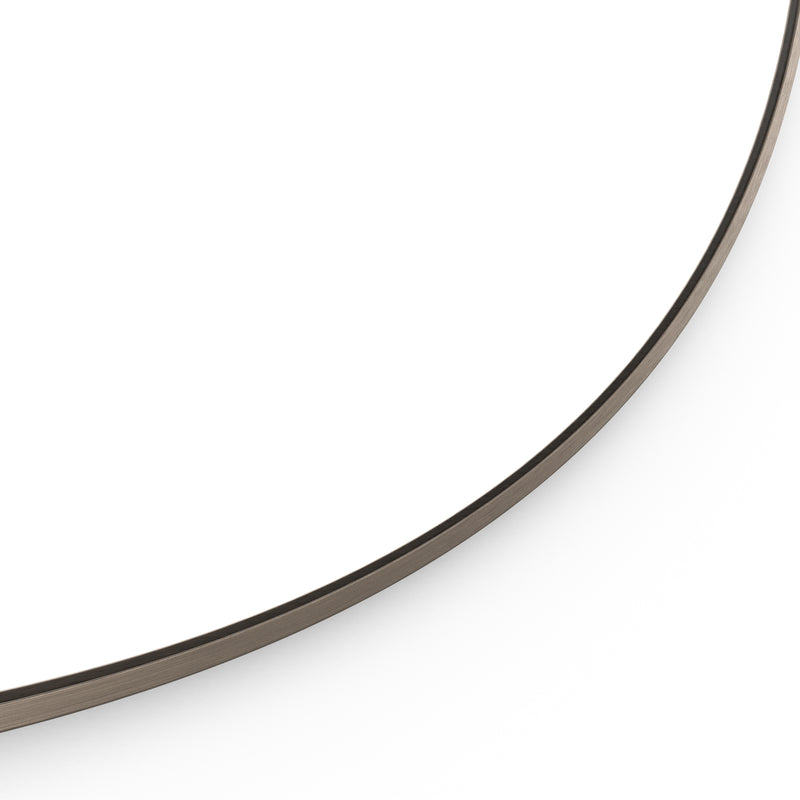 Origins Living Docklands Round Mirror 80cm - Brushed Bronze