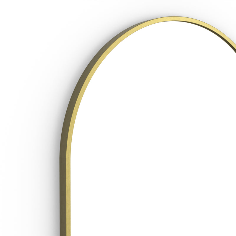 Origins Living Docklands Arch Mirror 50x80cm - Brushed Brass