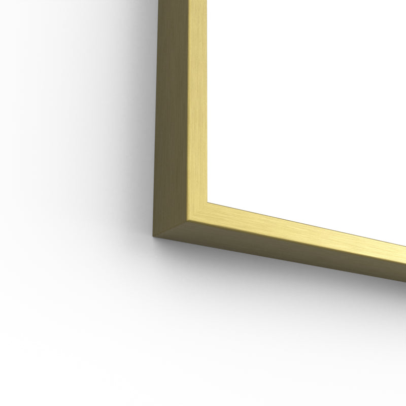 Origins Living Docklands Arch Mirror 50x80cm - Brushed Brass
