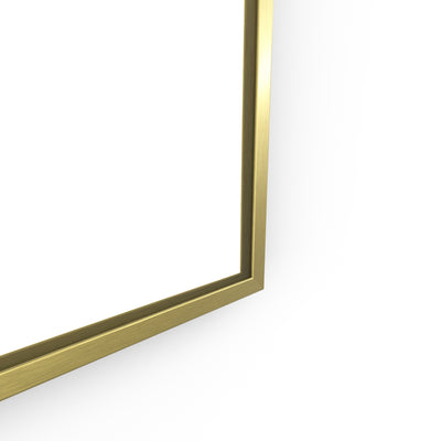 Origins Living Docklands Arch Mirror 50x80cm - Brushed Brass
