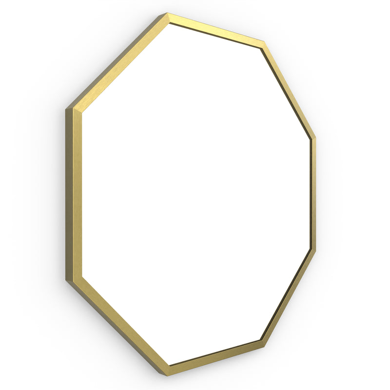 Origins Living Docklands Octagon Mirror 60x60cm - Brushed Brass
