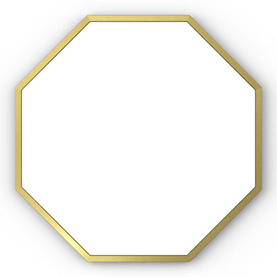 Origins Living Docklands Octagon Mirror 60x60cm - Brushed Brass
