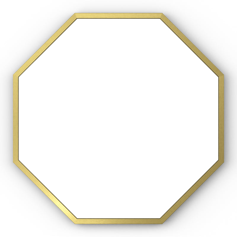 Origins Living Docklands Octagon Mirror 60x60cm - Brushed Brass