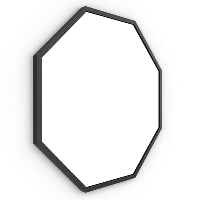 Origins Living Docklands Octagon Mirror 60x60cm - Matt Black
