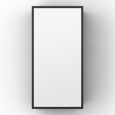 Origins Living Dockside Mirror With Open Shelving 30x60cm - Black