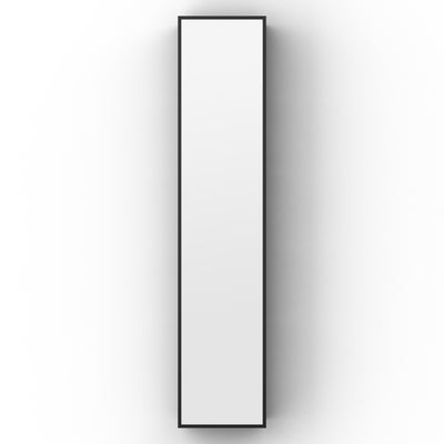 Origins Living Dockside Mirror With Open Shelving 140x30cm - Black