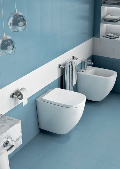 Gedy G Pro Towel Rack with Hooks - Chrome