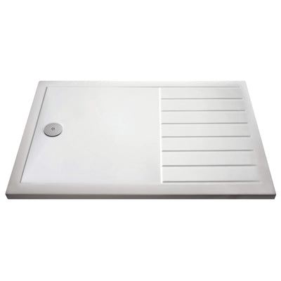Gloss White Walk In Shower Tray