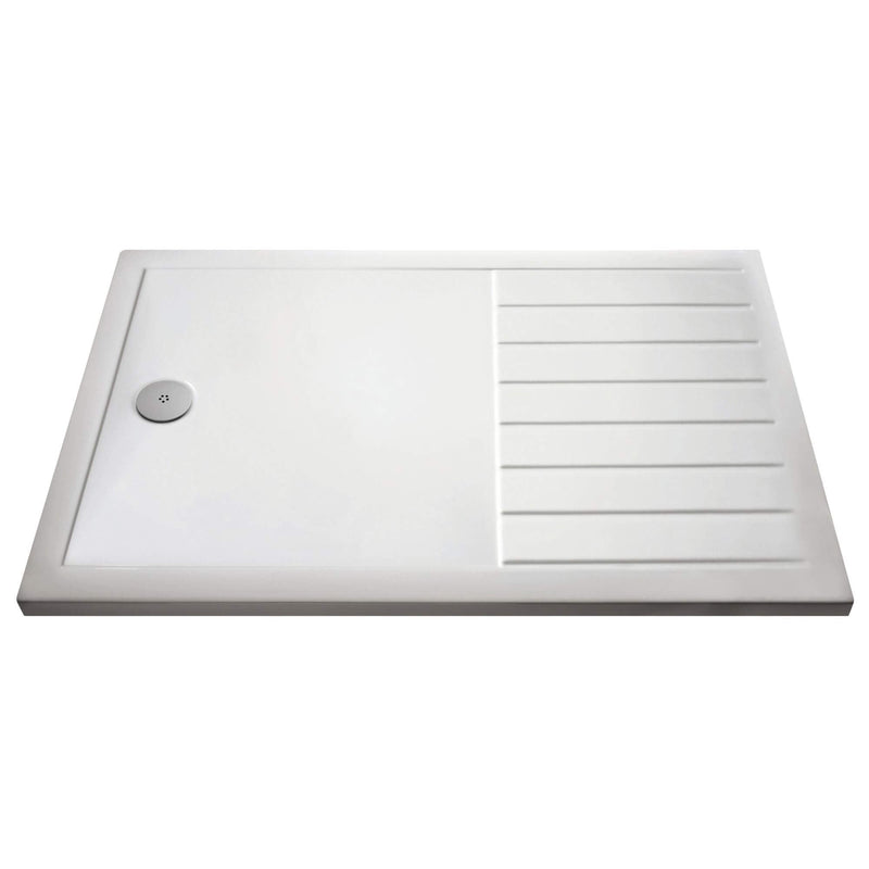 Gloss White Walk In Shower Tray