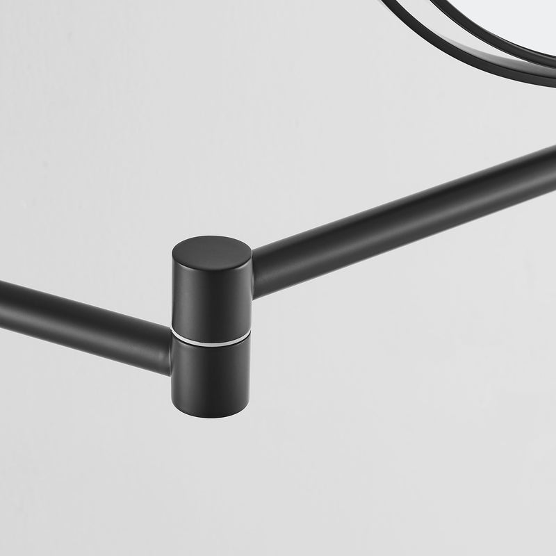 Origins Living Hutton Reversible 5X Magnifying Wall Mirror - Matt Black