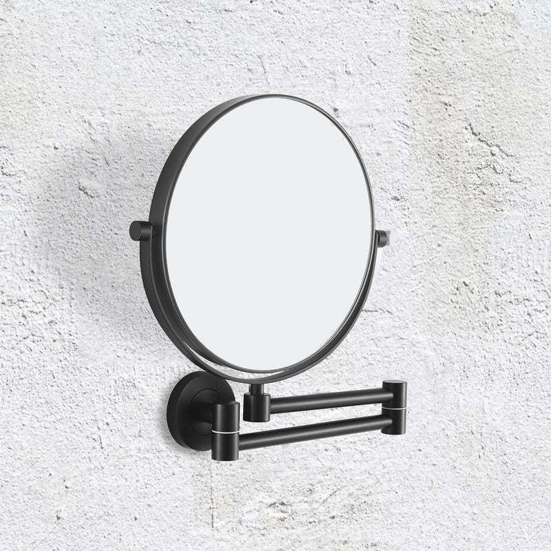 Origins Living Hutton Reversible 5X Magnifying Wall Mirror - Matt Black