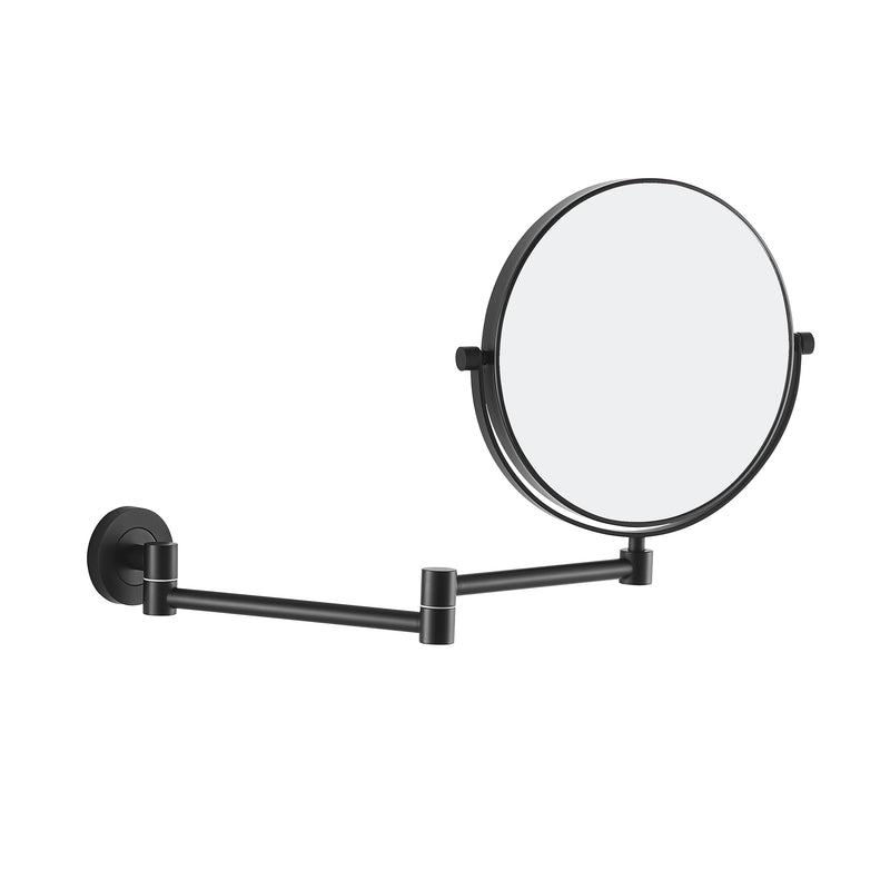 Origins Living Hutton Reversible 5X Magnifying Wall Mirror - Matt Black