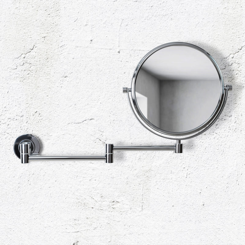 Origins Living Hutton Reversible 5X Magnifying Wall Mirror - Chrome