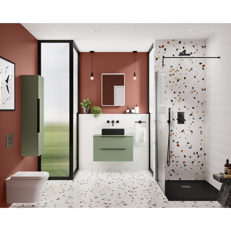 Hudson Reed Fluted Wall Hung 1200 x 400mm Tall Unit