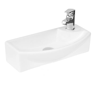 Hudson Reed Juno Compact Floor Standing 440mm Vanity Unit With Ceramic Basin