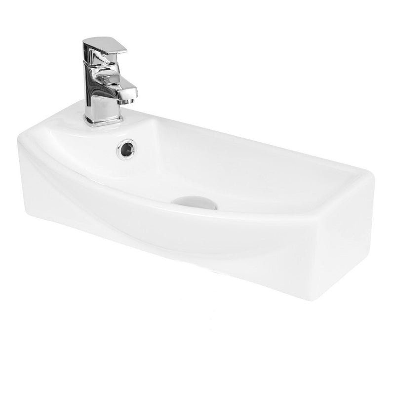 Hudson Reed Juno Compact Floor Standing 440mm Vanity Unit With Ceramic Basin