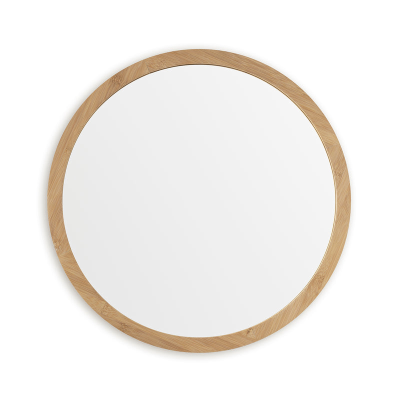Origins Living Kenji Mirror Round 80cm - Bamboo