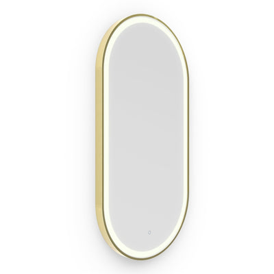 Origins Living Lomax Light Capsule Mirror 50x100cm - Brushed Brass