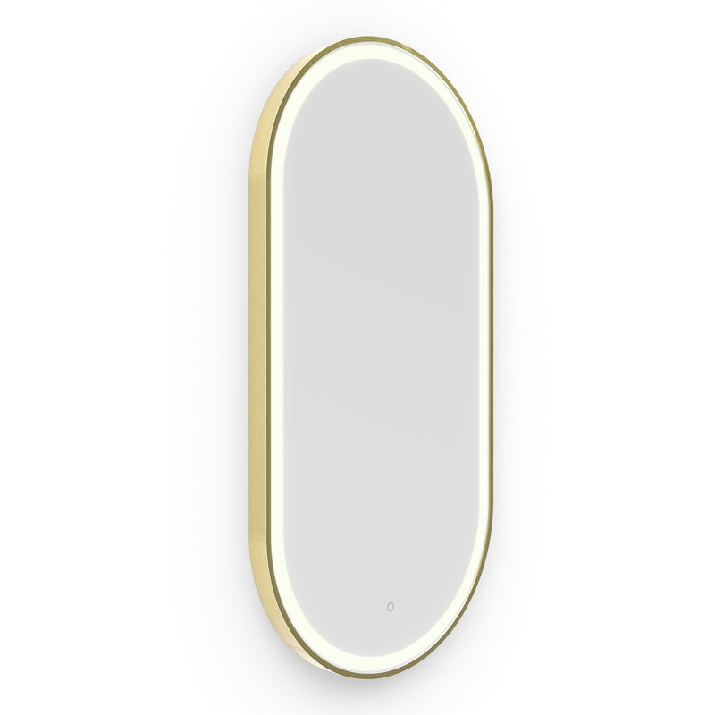 Origins Living Lomax Light Capsule Mirror 50x100cm - Brushed Brass