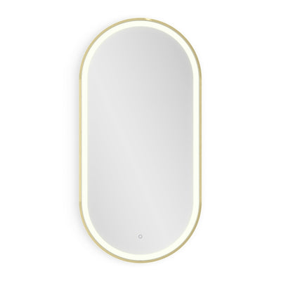 Origins Living Lomax Light Capsule Mirror 50x100cm - Brushed Brass