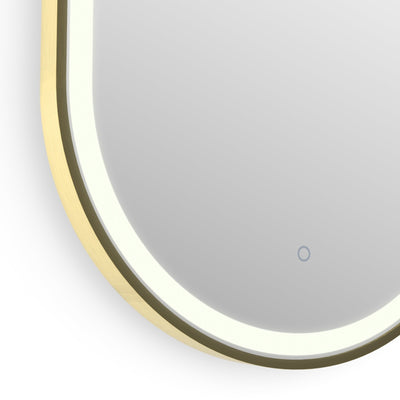 Origins Living Lomax Light Capsule Mirror 50x100cm - Brushed Brass