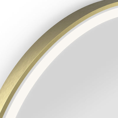 Origins Living Lomax Light Arch Mirror 50x100cm - Brushed Brass