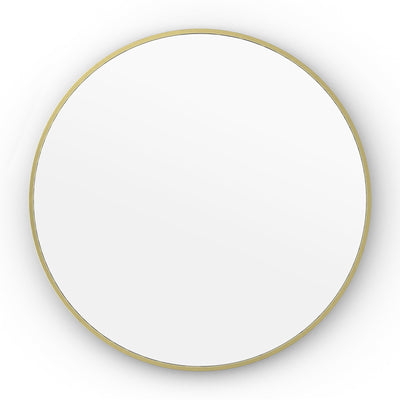 Origins Living Lomax Round Mirror 70cm - Brushed Brass