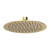 Lana Brushed Brass Concealed Shower Package With Fixed Head & Rail Kit