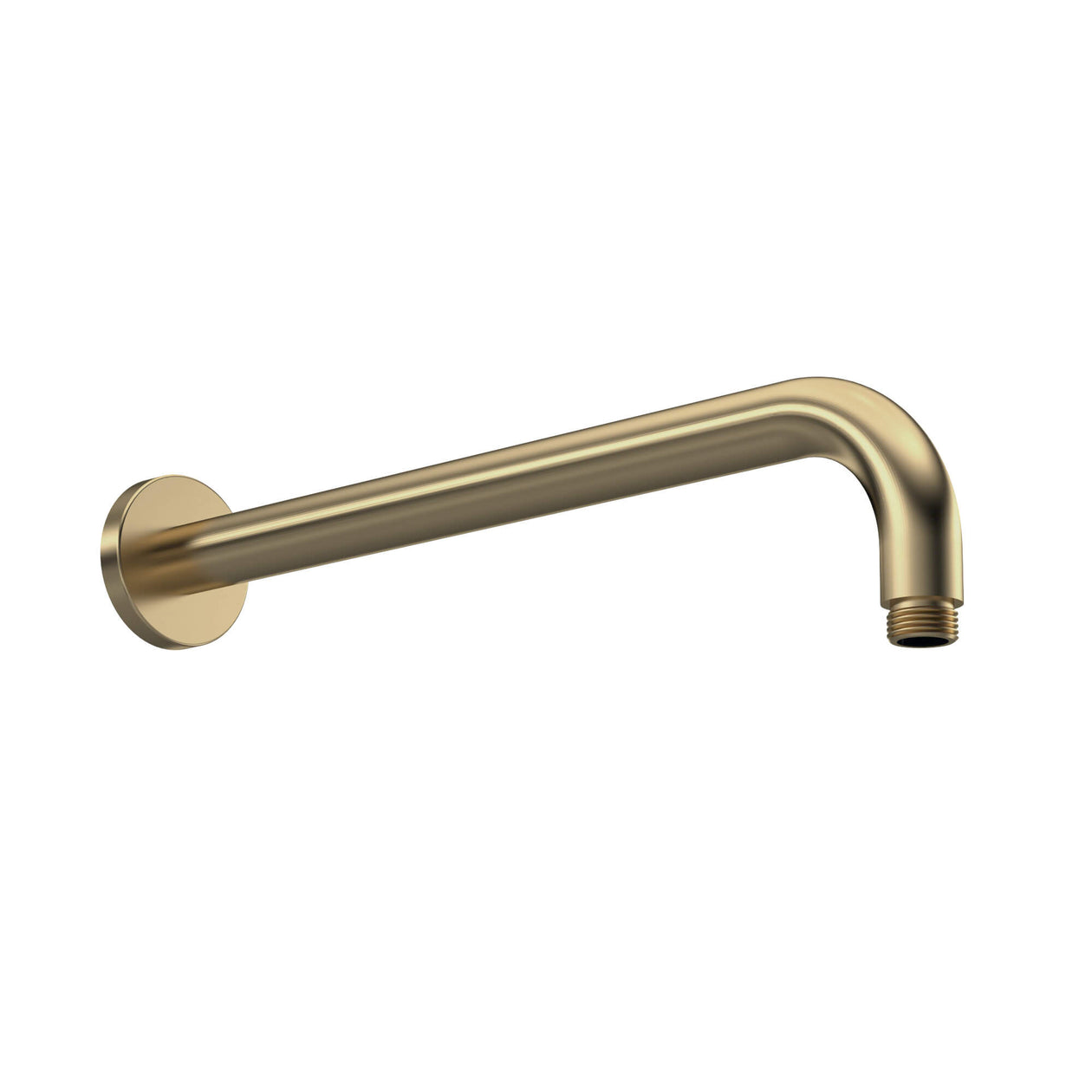 Lana Brushed Brass Concealed Shower Package With Fixed Head & Rail Kit