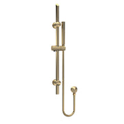 Lana Brushed Brass Concealed Shower Package With Fixed Head & Rail Kit