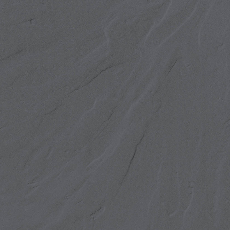 Lipari Volcanic Slate 30mm Square Shower Tray & Waste 900 x 900mm - Gr ...