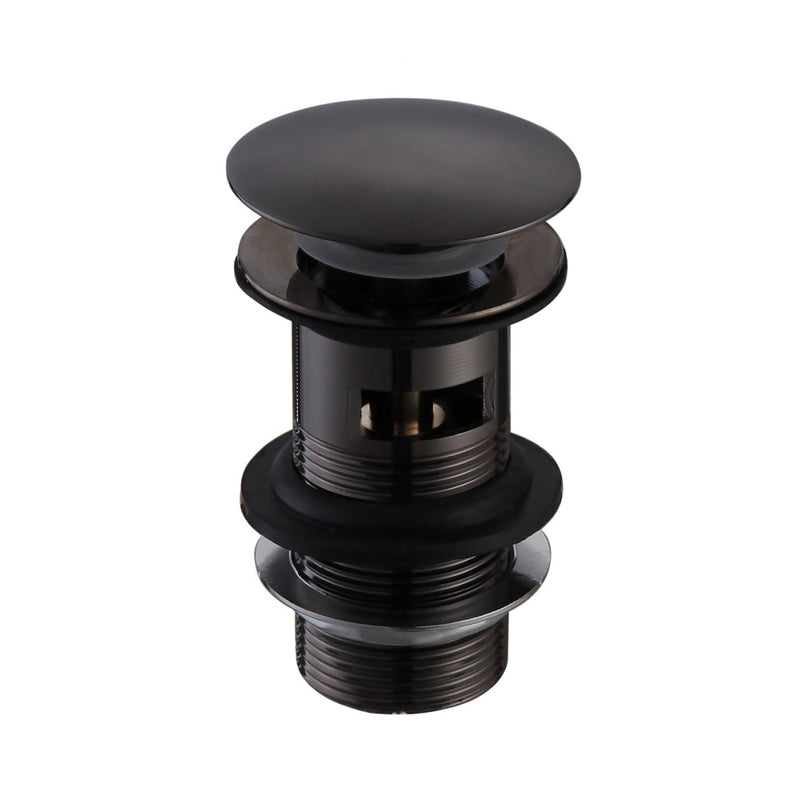 Lux Slotted Basin Clicker Waste - Matt Black