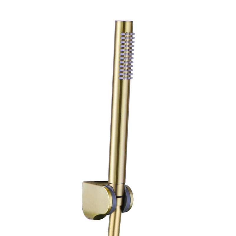 Lux Bath Shower Mixer - Brushed Brass