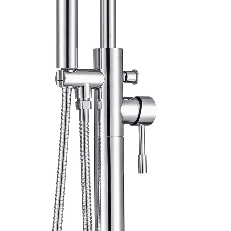 Lux Floorstanding Bath Shower Mixer - Chrome