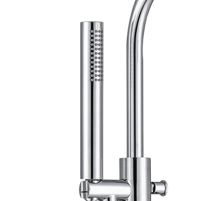 Lux Floorstanding Bath Shower Mixer - Chrome