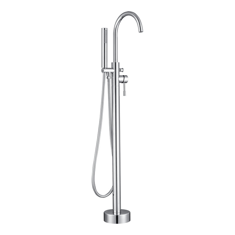 Lux Floorstanding Bath Shower Mixer - Chrome