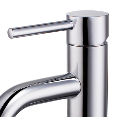 Lux Mini Monobloc Basin Mixer With Waste - Chrome