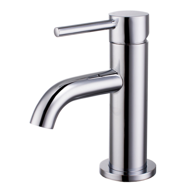 Lux Mini Monobloc Basin Mixer With Waste - Chrome
