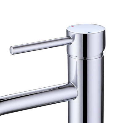 Lux Tall Monobloc Basin Mixer - Chrome