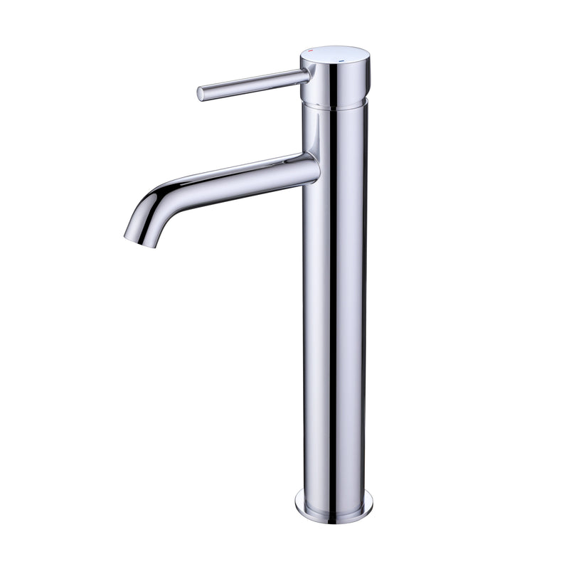 Lux Tall Monobloc Basin Mixer - Chrome