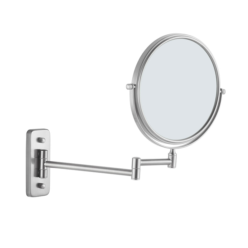 Origins Living Mason Reversible 5X Magnifying Wall Mirror - Brushed Nickel