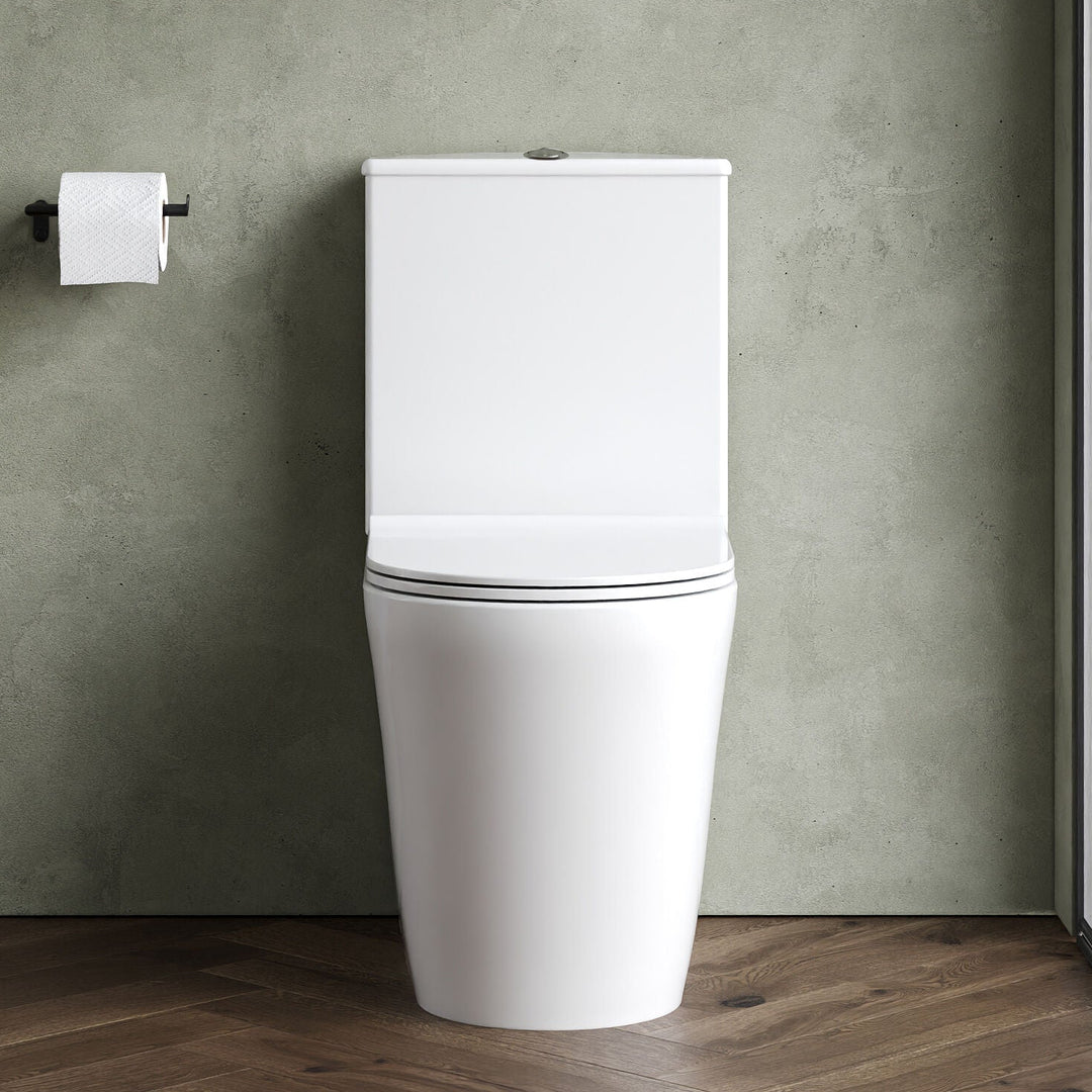 Lana Rimless Close Coupled Back To Wall Toilet & Soft Close Seat