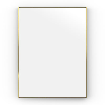 Origins Living Newington Rectangular Mirror 60x80cm - Brushed Brass