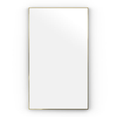 Origins Living Newington Rectangular Mirror 120x70cm - Brushed Brass